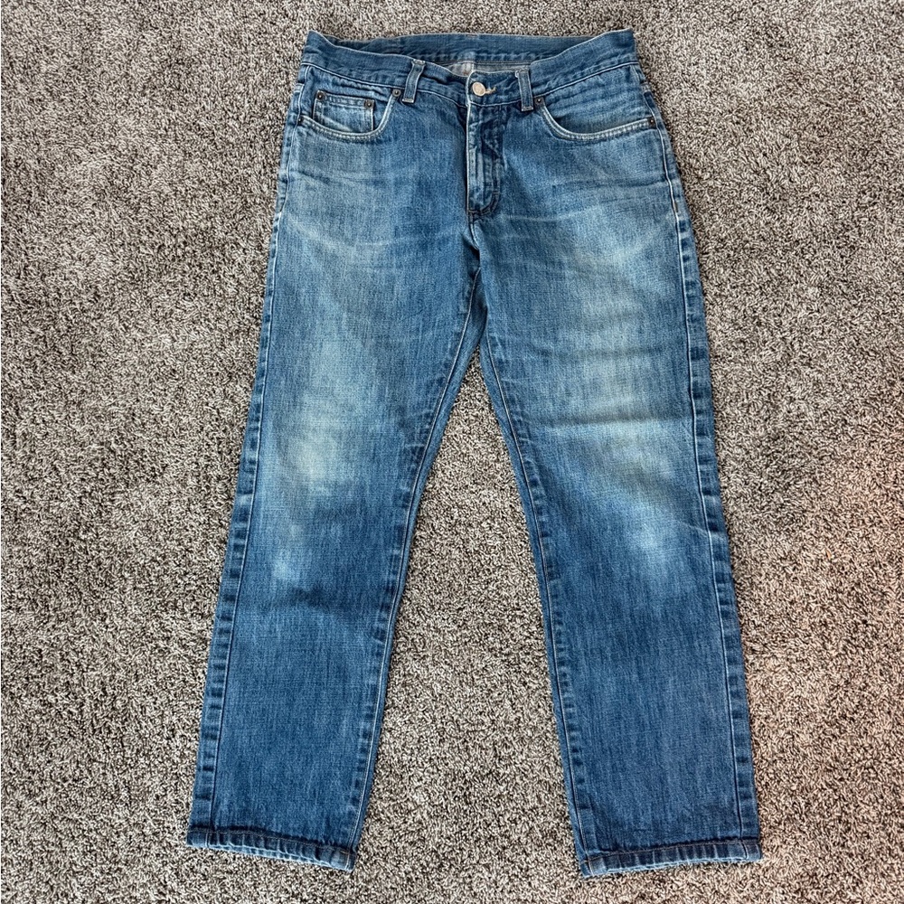 Gucci Men's Blue Straight Jeans